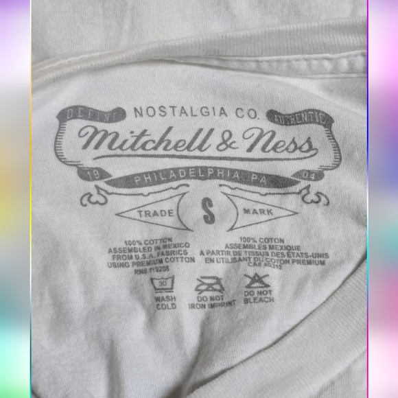 New York Yankees Mens T Shirt Size S White Mitchell & Ness Champions Breakfast - Picture 5 of 6